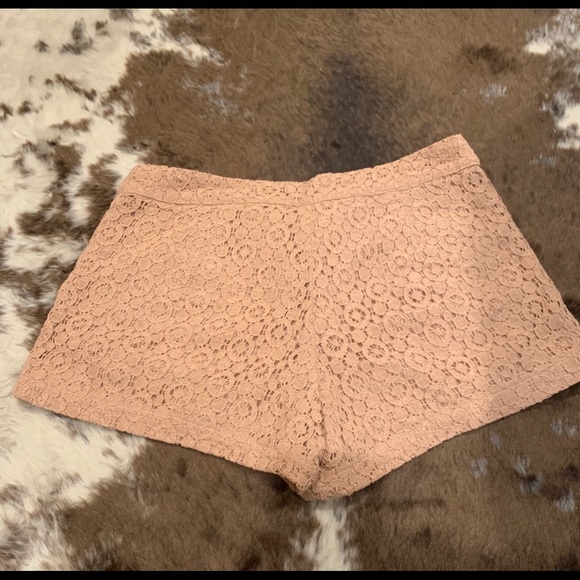 Umbee Light Mauve/Nude Lace Shorts - Picture 2 of 4